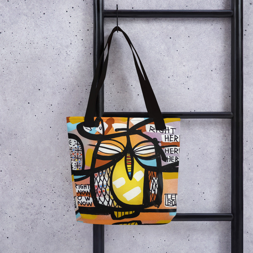 Right Here, Right Now – Lebo Tote bag